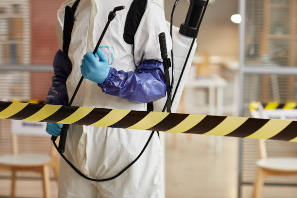 Professional Sewage Cleanup technician working in Millstone Township, NJ